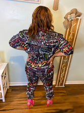 Load image into Gallery viewer, Graffiti jumpsuit Luxury